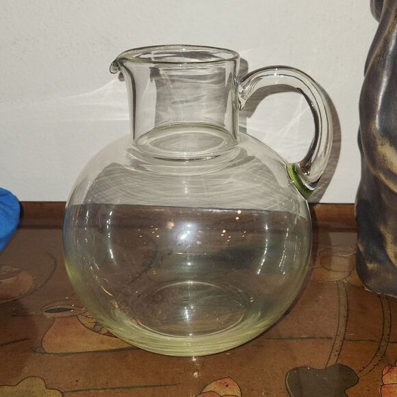 Vintage Glass Refresher Pitcher